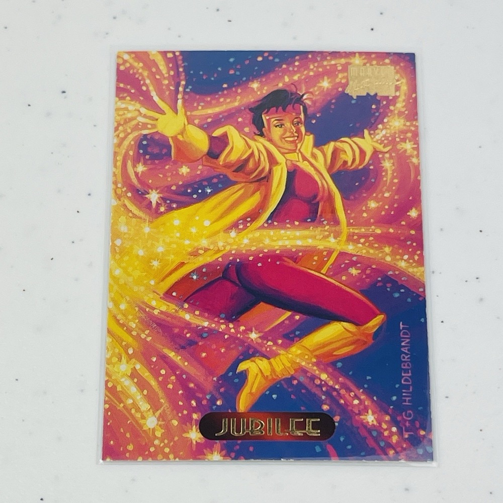 Marvel Masterpieces Jubilee Hildebrandt Non Sport Trading Card Standard Size